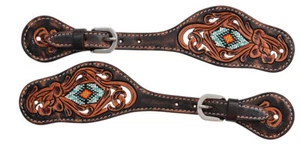 Spur Straps - Distressed Beaded Tribal (Mens) - Picture 1 of 1