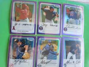 (22)  2011 Bowman Chrome Purple Refractors - Picture 1 of 4