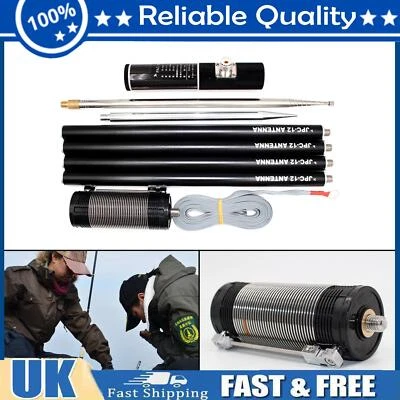 JPC-12 7-50MHz 100W 8-Band HF Portable Shortwave GP Antenna QRP For Ham Radio A8 - Image 1 of 4