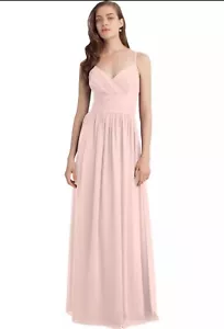 Vestido largo BILL LEVKOFF rosa pétalo talla 8 - Imagen 1 de 16