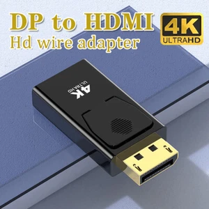 Lot of 100 Display Port to HDMI Male Female Adapter Converter Cable DP to HDMI - Afbeelding 1 van 17
