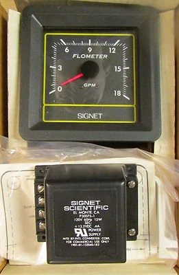 SIGNET P58440 Flowmeter 12 VDC 0-18 GPM MK 584 - Image 1 of 4
