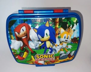 SONIC PORTAMERENDA ASILO SCUOLA TEMPO LIBERO BOX SCATOLA PRANZO - Imagen 1 de 1