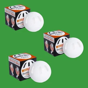 OFFICIAL WIFFLE® BALLS 3 Baseball in Boxes Fun Summer Toys - Active Play Sandlot - Picture 1 of 3