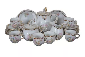 25 pz margherite antiche miniatura margherite bambini bambola gioco set da tè 4" - Foto 1 di 12