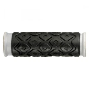 BIKE BICYCLE GRIPS DUAL COMPOUND 100mm BLACK - Picture 1 of 1