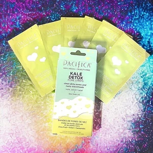 PACIFICA Kale Detox Pore Strips. Kale, Witch Hazel + Tea Tree Oil 6ct New In Box - Picture 1 of 24