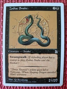 MtG buy_it_now ZODIAC SNAKE 99/180 Portal Three Kingdoms P3K MUNDIAL NUEVO/NUEVO - Imagen 1 de 3