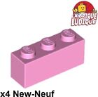 LEGO 4x Brick 1x3 3x1 Pink/Bright Pink 3622 New