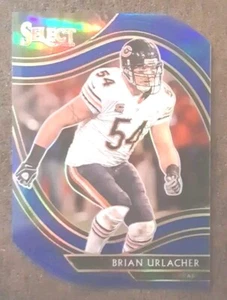 Brian Urlacher 2020 Panini Select #314 Field Level Blue Prizm Die-Cut Bears. B2A - Bild 1 von 3