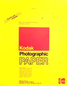 Box of Kodak Ektamatic SC Type 2309 F 8x10" Single Weight B&W Photographic Paper - Picture 1 of 3