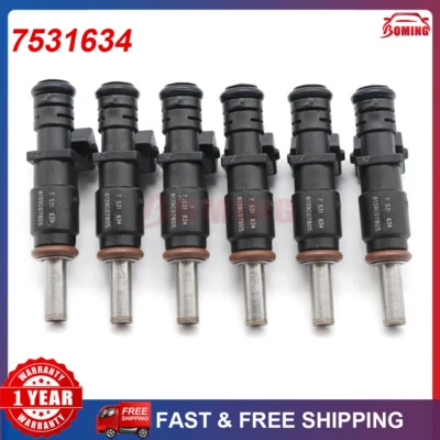 Fuel Injectors For 2006-2012 BMW 128i 328i X3 X5 Z4 525i 2.0/2.5/3.0L 7531634 - Image 1 of 4