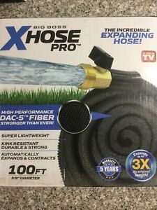 X 100 Ft Kink Resistant Dia Big Boss XHose Pro Expanding Hose 5/8 In