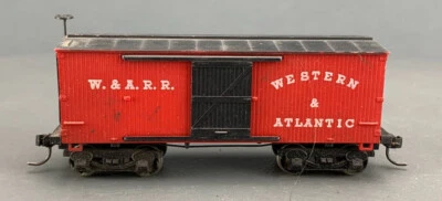 HO Scale Mantua W. & A.R.R. 1Boxcar No # W/Kadees HO3130 - Image 1 of 4