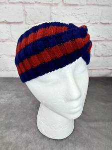 NWT GUCCI Web Knot Knit Wool Twist Red & Blue Headband - Picture 1 of 12