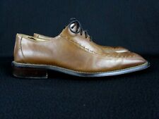 BORGESI Beverly Hills Collection Brown Leather Square Toe Mens Shoes Size EUR 43