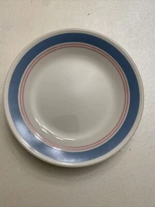 Juego de 4 platos Corelle Colonial azul beige pequeños B&B o postre - Imagen 1 de 1