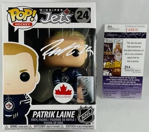 Patrik Laine Signed Winnipeg Jets Funko Pop Vinyl Figure 24 NHL Hockey + JSA COA - Picture 1 of 3