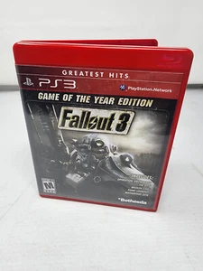 Fallout 3 Game of the Year Edition (PS3, Complete) Tested, Clean Disc, GH Case - Picture 1 of 5