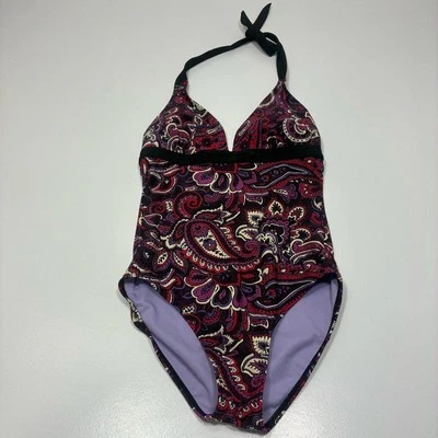 Traje de baño PrAna Mioko para mujer talla XS de una pieza púrpura cachemira forro completo Foto 1 de 4