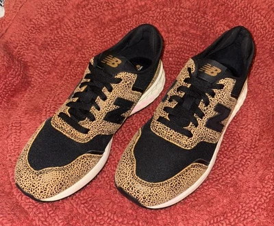 New Balance Women’s Cheetah Print X70 Running Walking Sneakers Sz 9 B, WSX70THD - Image 1 of 4