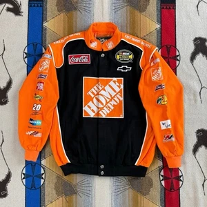 Vintage 90s Chase Authentics Nascar Home Depot Jacket Size Large Embroidered  - Bild 1 von 10