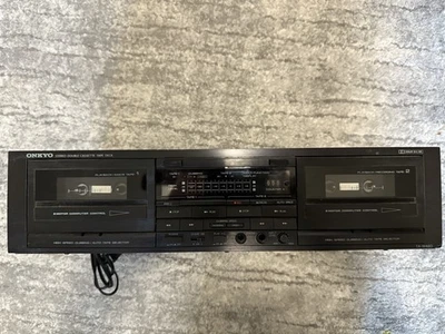 ONKYO TA-W460 Doble Audio Cassette Cinta Deck Grabadora Alta Velocidad Doble Reproductor Foto 1 de 4