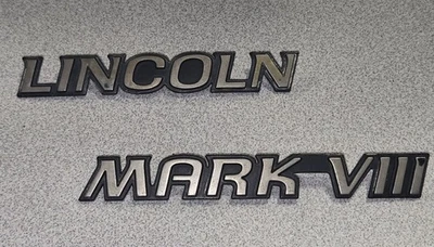 Emblemas de maletero Lincoln Mark VIII 93 94 95 96 pegamento sobre clip  Foto 1 de 4