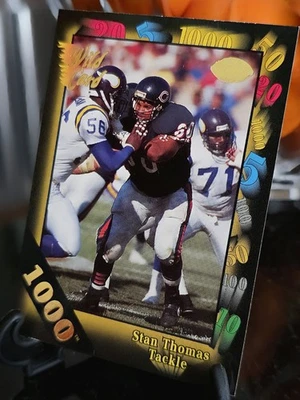 🚨 1991 Wild Card PREMIERE EDITION NFL BLACK - STAN THOMAS 1000 STRIPE 📢  - Image 1 of 4