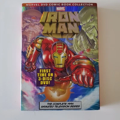 Iron Man : Complete Animated 1994 Television Series DVD 2010 3 Discs New Sealed - Image 1 of 3