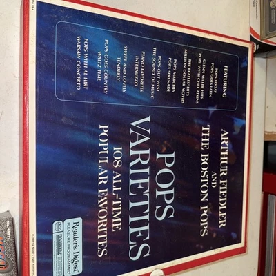 Arthur Fiedler Pops Varieties 9x Vinyl LP Box Set + Book Readers Digest RDA98 - Image 1 of 2
