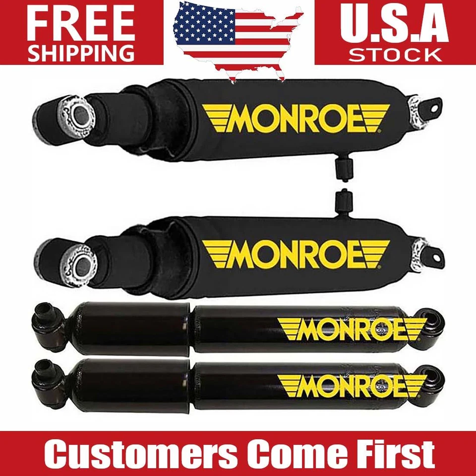 Front Rear Monroe Shock Absorber 3X For 1988-1998 Chevrolet K2500 Foto 1 de 3
