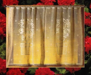 CHEERY Geranium Curtains/Decor/Crochet Pattern INSTRUCTIONS ONLY - Picture 1 of 1