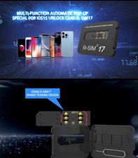R-SIM 17 Nano Unlock RSIM Card per iPhone 13 12 mini 12 Pro XS MAX 8 IOS 15 S1