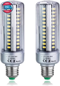25W E26/E27 LED Corn Light Bulbs(2 Pack)- 96 Leds 5736 SMD 2300Lm Day - Picture 1 of 12