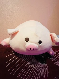 NWT 17” Super Soft Pig Pillow Stuffed Animals cute Pink - Picture 1 of 8