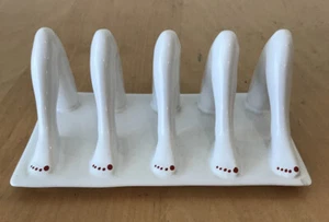 Carlton Ware Legs Toast Rack 1980s Kitsch - Picture 1 of 8