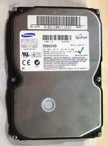 Samsung SpinPoint SV0431D 4.3GB Vintage Hard Drive IDE ATA EIDE WORKS - Picture 1 of 5