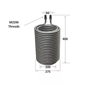 Karcher Pressure Washer Steam Cleaner Boiler Heating Coil HDS 500 CI 501C 550C C - Picture 1 of 1