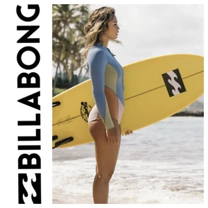 BNWT BILLABONG SALTY DAYZ 2MM LONG SLEEVE SPRINGSUIT 14 AUS/ 10 US SURFSIDE - Bild 1 von 5