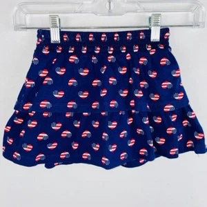 Jumping Beans Girls American Flag Hearts Skort Skirt 6 - Picture 1 of 5