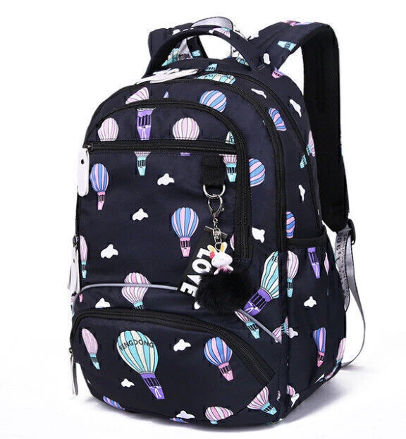 Kinder Mädchen Schulrucksack Schultaschen Schultasche Schultasche Kapazität Ruck - Bild 1 von 4