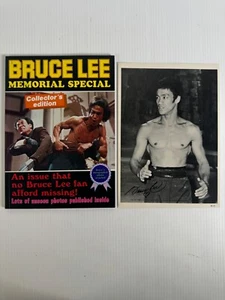 Bruce Lee Magazine Memorial Special Collector's Edition with signed photo - Bild 1 von 13