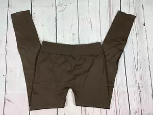 Leggings suaves sin costuras marrón chocolate Elie Tahari - talla XS/S - Imagen 1 de 4