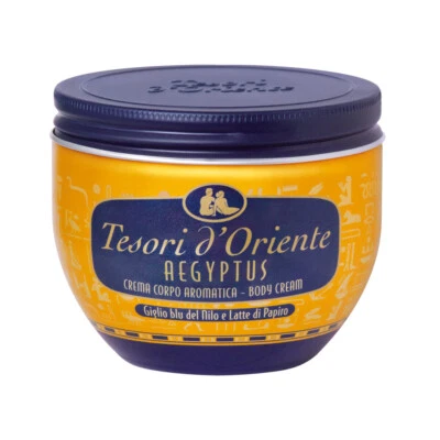 tesori d´Oriente Aegyptus Körpercreme im Tiegel 300 ml mit Kyfi und Sesamöl