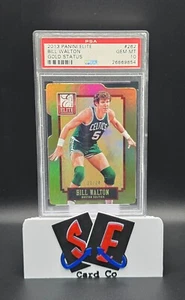 Bill Walton 2013-14 Panini Elite Card #262 Gold Status Die-Cut SSP PSA 10 Pop 1 - Bild 1 von 4