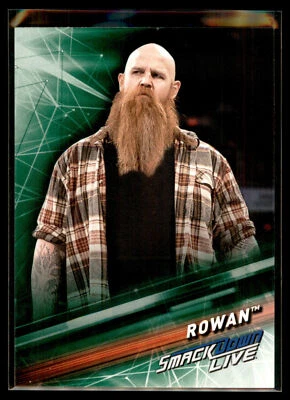 2019 Topps WWE Smackdown Live Wrestling GREEN #43 Rowan - Image 1 of 2