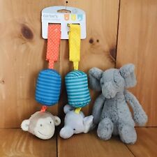 Jellycat Small Bashful Bunny Plush 8” & Carter’s Chimes For Stroller         B-4