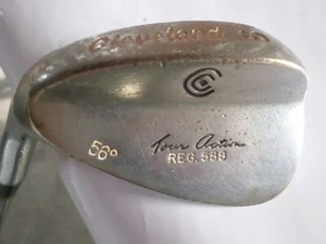 PRE~LOVED CLEVELAND TOUR ACTION SAND WEDGE ~ 56' ~ LEFT HANDED ~ STEEL SHAFT - Picture 1 of 7