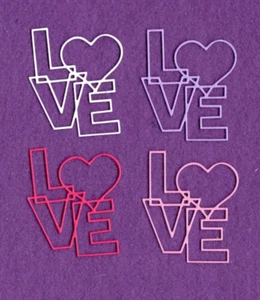 LOVE # 30 carte album fustellate - Foto 1 di 1